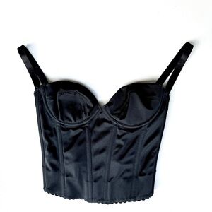 Vintage Longline Corset Bra XS